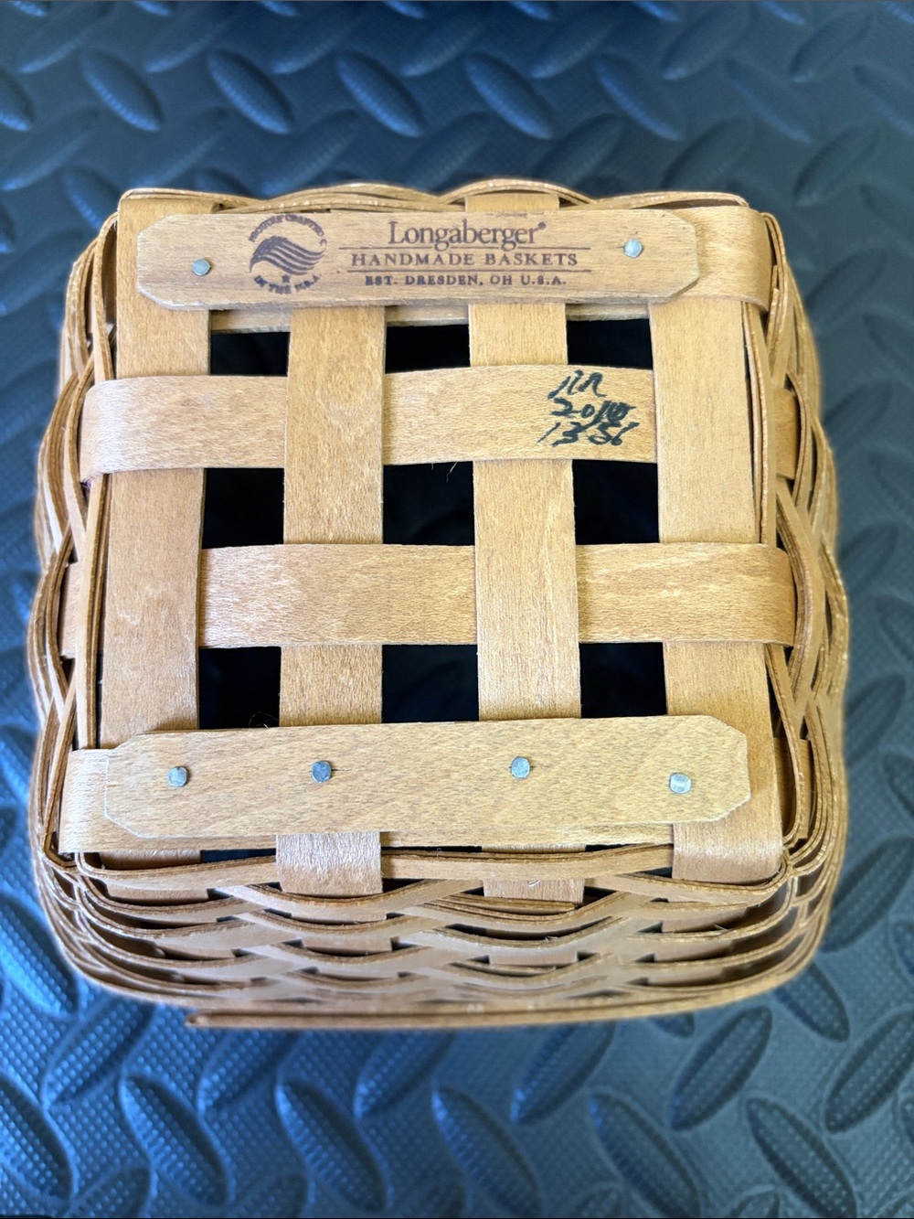 Longaberger Natural Woven Square Baskets - Picture 2 of 3